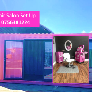 Hair salon Set up 20ft container